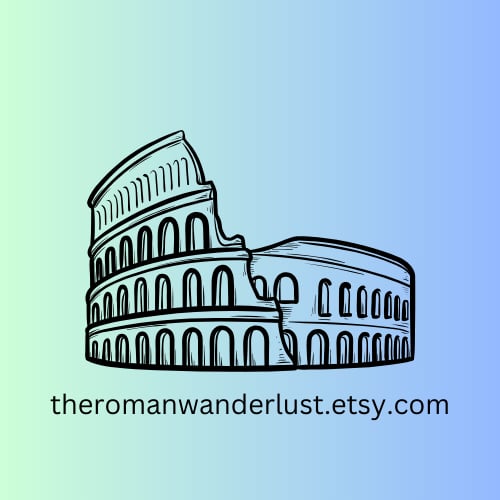 The Romanwanderlust logo